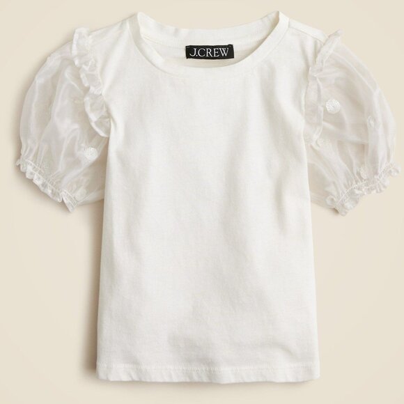 Crewcuts Organza T-Shirt Girl XXL(14-15) Ivory Twee Special Occasion Holiday NWT - Picture 16 of 16